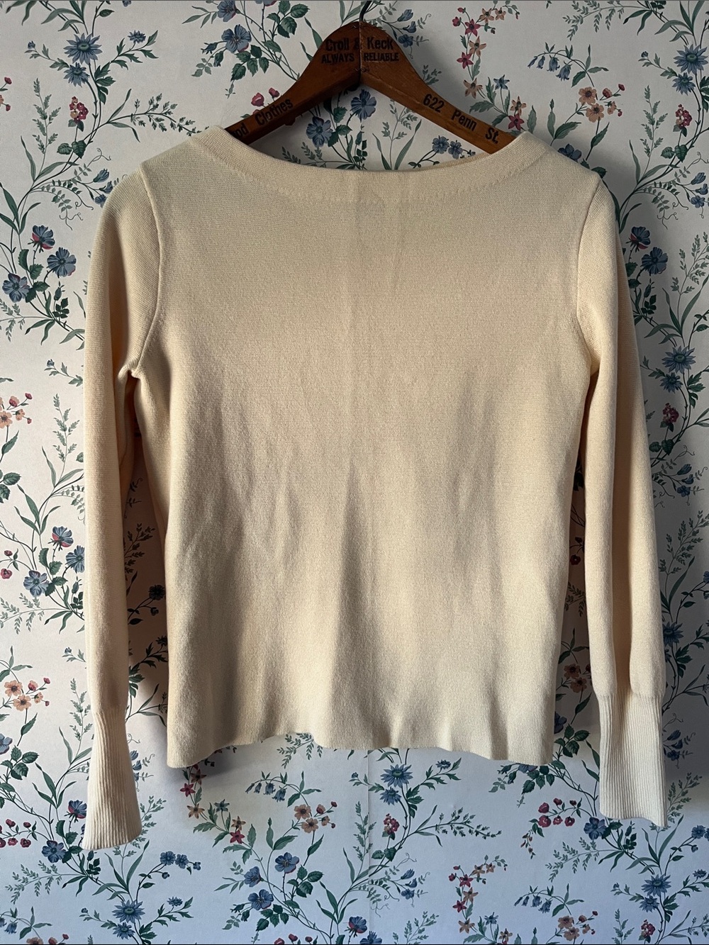 J. CREW Boat Neck Merino Wool Sweater CreamXXS